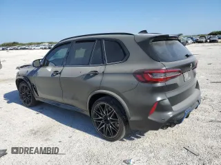 2020 BMW X5 M Competition with VIN 5YMJU0C07L9C91028, listed as a Copart auction lot 63031553 with 0 mi miles. Bid and sale history available at carsss.com. Image 2.