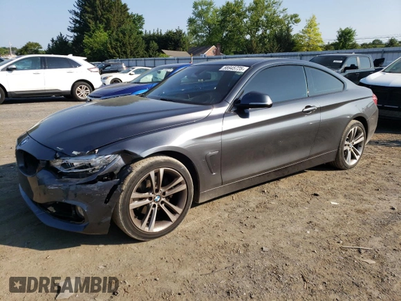 2016 BMW 4 Series 428i xDrive with VIN WBA3N9C53GK251004, listed as a Copart auction lot 58945725 with 111,619 mi miles and Salvage title. Bid and sale history available at DreamBid. Image 1.
