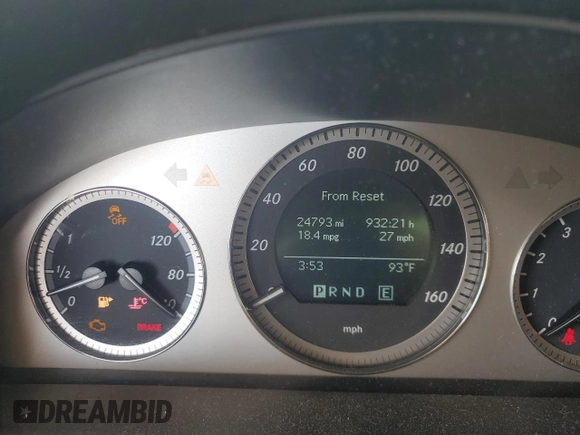 2011 Mercedes-Benz GLK 350 with VIN WDCGG8HB2BF551443, listed as a Copart auction lot 72948104 with 24,793 mi miles and Salvage Title. Bid and sale history available at DreamBid. Image 9.