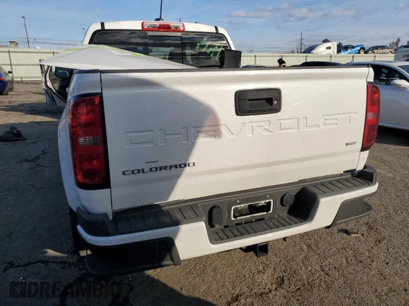 2022 Chevrolet Colorado 4WD LT with VIN 1GCGTCEN9N1284354, listed as a Copart auction lot 42411565 with 25,136 mi miles and Salvage Title. Bid and sale history available at carsss.com. Image 6.