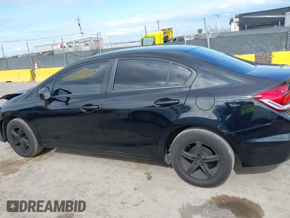 2014 Honda Civic Sedan LX with VIN 19XFB2F57EE206630, listed as a IAAI auction lot 42114435 with 188,468 mi miles. Bid and sale history available at carsss.com. Image 14.