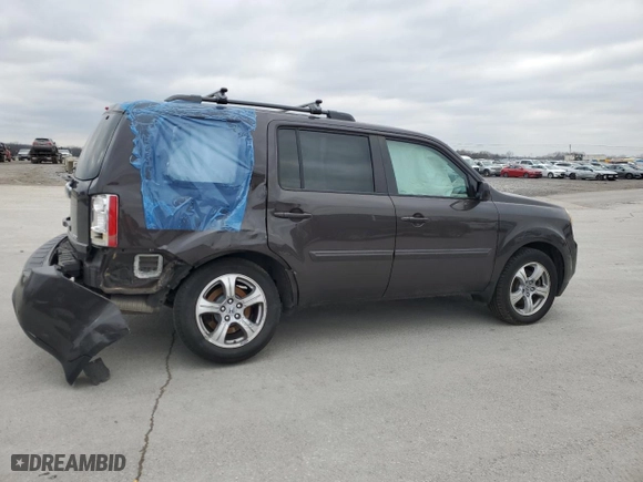 2013 Honda Pilot EX-L with VIN 5FNYF4H57DB051429, listed as a Copart auction lot 44972595 with 183,849 mi miles and Salvage Title. Bid and sale history available at carsss.com. Image 3.
