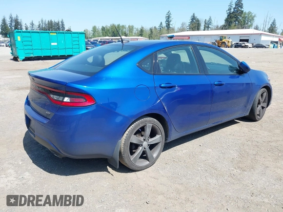 2014 Dodge Dart GT with VIN 1C3CDFEBXED826535, listed as a IAAI auction lot 42118338 with 107,936 mi miles and . Bid and sale history available at DreamBid. Image 4.