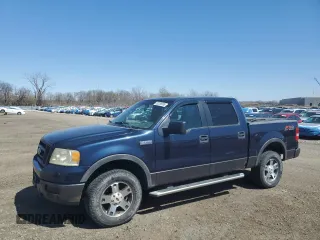2005 Ford F-150 XLT with VIN 1FTPW14555FA18331, listed as a Copart auction lot 52236995 with 187,712 mi miles and Clean Title. Bid and sale history available at carsss.com. Image 1.