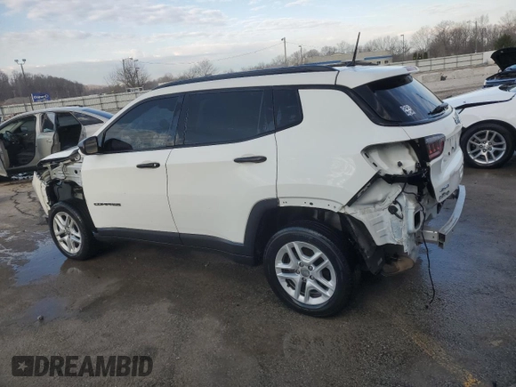 2017 Jeep Compass Sport с VIN 3C4NJDAB5HT642738, выставлен на аукционе Copart как лот 49900965 с пробегом 138 836 миль миль и На запчасти • Non repairable. История ставок и продаж доступна на DreamBid. Изображение 2.