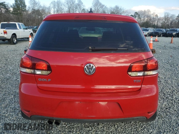 2012 Volkswagen Golf TDI with VIN WVWNM7AJ2CW203547, listed as a Copart auction lot 85799174 with 167,819 mi miles and Clean title. Bid and sale history available at DreamBid. Image 6.
