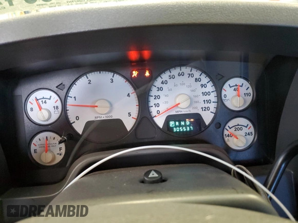 2007 Dodge 2500 Laramie with VIN 3D3KS29A87G843998, listed as a Copart auction lot 80517894 with 305,537 mi miles and Clean Title. Bid and sale history available at DreamBid. Image 9.