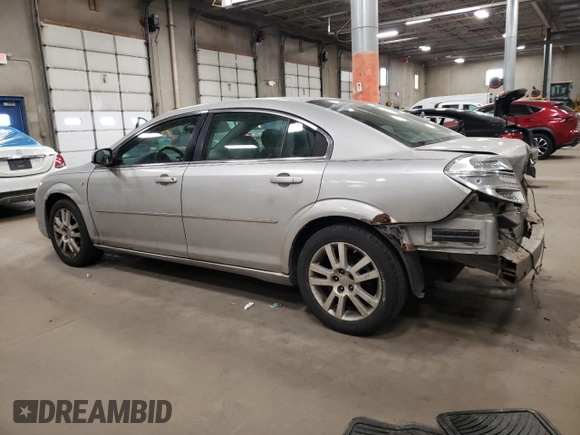 2008 Saturn Aura XE with VIN 1G8ZS57N18F206544, listed as a Copart auction lot 83825114 with 184,938 mi miles and Salvage Title. Bid and sale history available at DreamBid. Image 2.