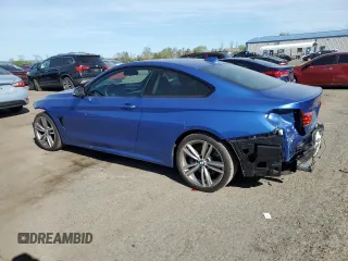 2014 BMW 4 Series 435i xDrive with VIN WBA3R5C57EF785125, listed as a Copart auction lot 55049605 with 59,626 mi miles and Salvage title. Bid and sale history available at DreamBid. Image 2.