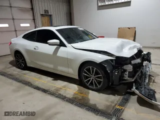 2021 BMW 4 Series 430i xDrive with VIN WBA73AP07MCG47257, listed as a Copart auction lot 52017155 with 71,033 mi miles and Salvage Title. Bid and sale history available at carsss.com. Image 4.