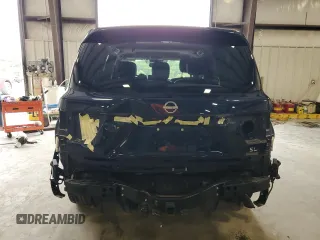 2022 Nissan Armada SL with VIN JN8AY2BCXN9160247, listed as a Copart auction lot 63918244 with 50,625 mi miles and Salvage Title. Bid and sale history available at carsss.com. Image 6.