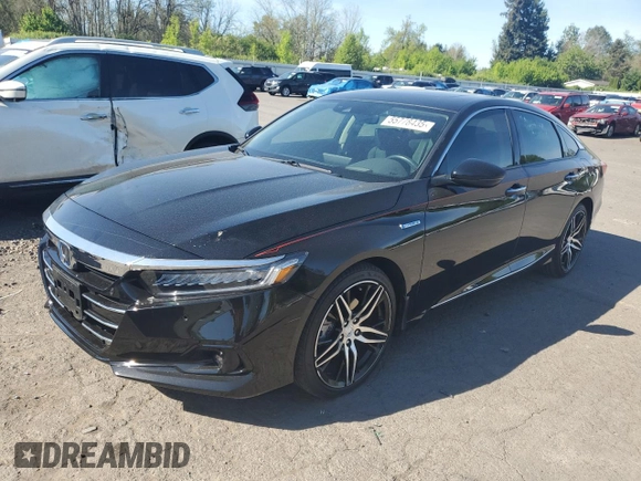 2021 Honda Accord Touring with VIN 1HGCV3F91MA007630, listed as a Copart auction lot 55778435 with 44,491 mi miles and Salvage title. Bid and sale history available at DreamBid. Image 1.