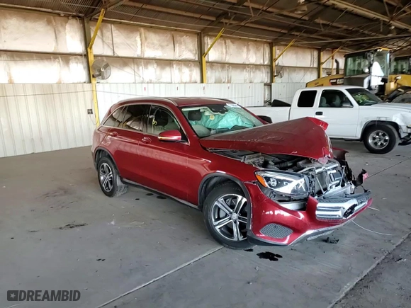 2017 Mercedes-Benz GLC with VIN WDC0G4JB7HF114342, listed as a Copart auction lot 77095044 with 0 mi miles and Salvage Title. Bid and sale history available at carsss.com. Image 11.