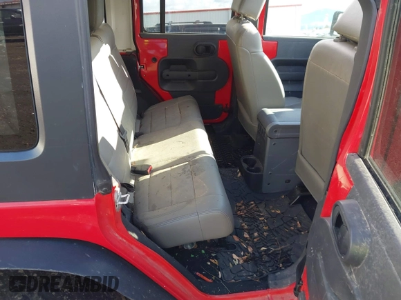 2008 Jeep Wrangler Unlimited Rubicon with VIN 1J8GA69138L572905, listed as a IAAI auction lot 40841296 with 162,528 mi miles and . Bid and sale history available at DreamBid. Image 8.
