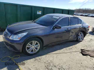 2011 Infiniti G25 x with VIN JN1DV6AR8BM651863, listed as a Copart auction lot 82162004 with Not Provided miles and Salvage Title. Bid and sale history available at DreamBid. Image 1.