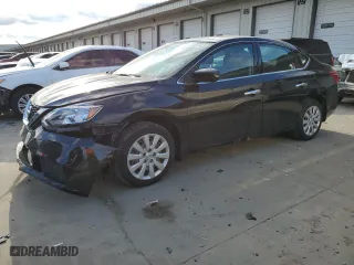2019 Nissan Sentra SV with VIN 3N1AB7AP8KY389405, listed as a Copart auction lot 47430325 with 54,520 mi miles and Salvage Title. Bid and sale history available at carsss.com. Image 1.