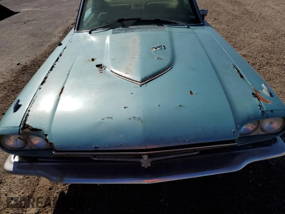 1966 Ford Thunderbird with VIN 6Y81Z100587, listed as a Copart auction lot 76387194 with 506 mi miles and Clean Title. Bid and sale history available at DreamBid. Image 11.
