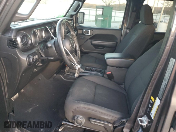 2022 Jeep Wrangler Unlimited Sport S with VIN 1C4HJXDN8NW160288, listed as a Copart auction lot 41671555 with 67,045 mi miles and Salvage title. Bid and sale history available at DreamBid. Image 7.
