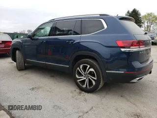 2021 Volkswagen Atlas SEL Premium with VIN 1V2TR2CA6MC513100, listed as a Copart auction lot 52947725 with 65,450 mi miles and Salvage title. Bid and sale history available at DreamBid. Image 2.