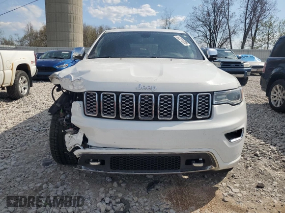 2020 Jeep Grand Cherokee Overland with VIN 1C4RJFCG4LC398526, listed as a Copart auction lot 54221205 with 122,046 mi miles and Salvage Title. Bid and sale history available at DreamBid. Image 5.