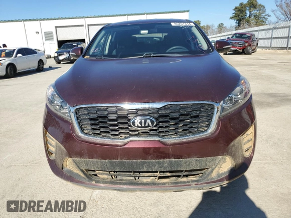 2020 Kia Sorento LX V6 with VIN 5XYPGDA57LG618541, listed as a Copart auction lot 85207814 with 85,435 mi miles and Salvage Title. Bid and sale history available at carsss.com. Image 5.
