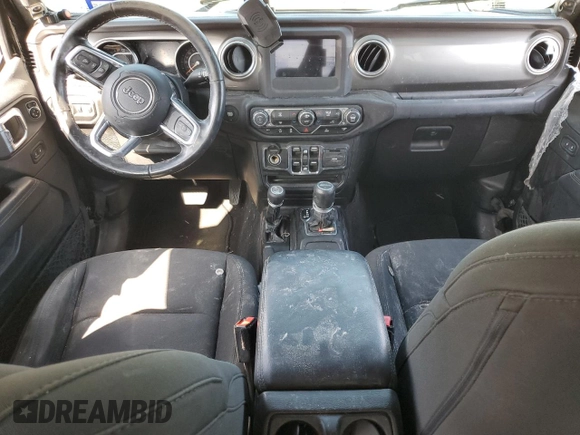 2021 Jeep Gladiator High Altitude with VIN 1C6HJTFG4ML546222, listed as a Copart auction lot 80474614 with Not provided miles and Salvage title. Bid and sale history available at DreamBid. Image 8.