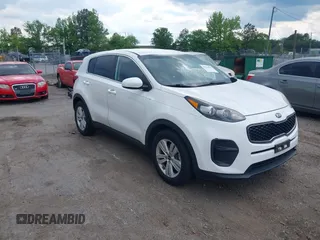2017 Kia Sportage LX with VIN KNDPM3AC1H7032181, listed as a IAAI auction lot 42225575 with 145,952 mi miles and . Bid and sale history available at DreamBid. Image 1.