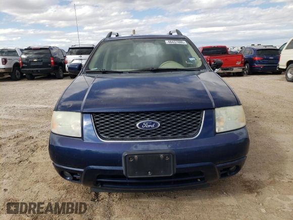 2005 Ford Freestyle Limited z VIN 1FMDK06155GA53640, wystawiony jako Copart lot #48437095 z przebiegiem 143 183 mil mil oraz Szkoda całkowita • Salvage title. Historia ofert i sprzedaży dostępna na DreamBid. Obrazek 5.