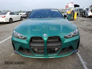 2023 BMW M4 Competition xDrive with VIN WBS43AZ05PCM27905, listed as a Copart auction lot 57946504 with 9,968 mi miles and Salvage Title. Bid and sale history available at carsss.com. Image 5.
