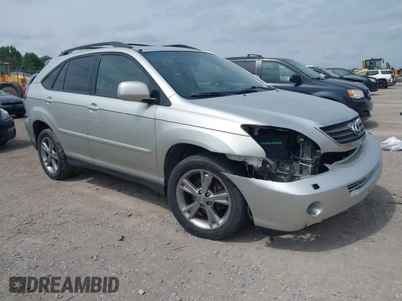 2006 Lexus RX 400h with VIN JTJHW31U260002052, listed as a IAAI auction lot 42487866 with 160,256 mi miles and . Bid and sale history available at DreamBid. Image 1.