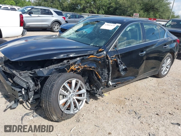 2015 Infiniti Q50 Sport with VIN JN1BV7AP5FM339629, listed as a IAAI auction lot 42802475 with 69,810 mi miles and . Bid and sale history available at DreamBid. Image 2.