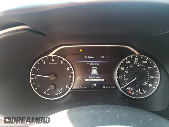 2017 Nissan Maxima S z VIN 1N4AA6AP7HC377165, wystawiony jako Copart lot #62025315 z przebiegiem 155 420 mil mil oraz Szkoda całkowita • Salvage title. Historia ofert i sprzedaży dostępna na DreamBid. Obrazek 9.