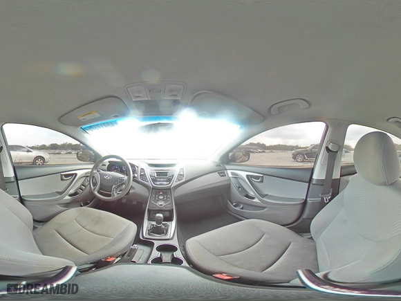 2014 Hyundai Elantra Limited with VIN 5NPDH4AE5EH467145, listed as a Copart auction lot 48417375 with 125,666 mi miles and Salvage Title. Bid and sale history available at carsss.com. Image 14.