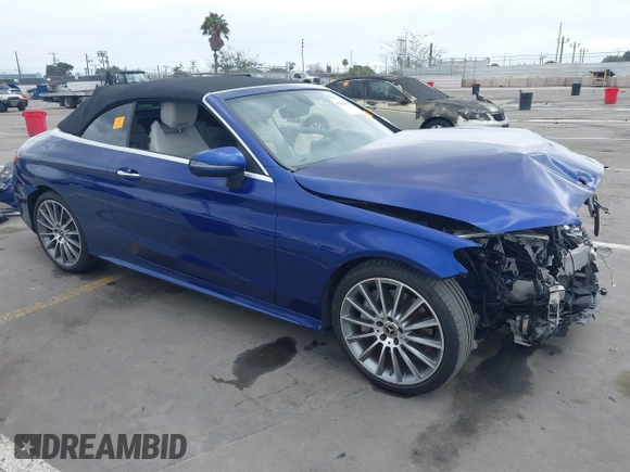 2018 Mercedes-Benz C 300 with VIN WDDWK4JB9JF643978, listed as a IAAI auction lot 41896576 with 59,443 mi miles and . Bid and sale history available at DreamBid. Image 1.
