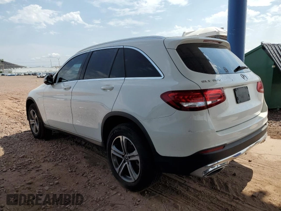 2019 Mercedes-Benz GLC 300 with VIN WDC0G4JB4KV126042, listed as a Copart auction lot 65271325 with 127,086 mi miles and Salvage title. Bid and sale history available at DreamBid. Image 2.