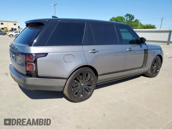 2020 Land Rover Range Rover z VIN SALGS5SE8LA583598, wystawiony jako Copart lot #57983925 z przebiegiem 65 406 mil mil oraz Szkoda całkowita • Salvage title. Historia ofert i sprzedaży dostępna na DreamBid. Obrazek 3.