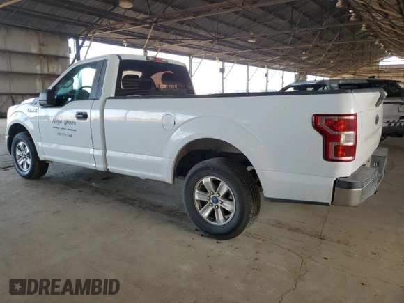 2019 Ford F-150 XL with VIN 1FTMF1C57KKD66154, listed as a Copart auction lot 55682045 with 95,415 mi miles and Clean Title. Bid and sale history available at carsss.com. Image 2.