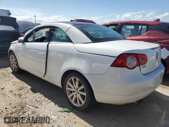 2011 Volkswagen Eos Komfort with VIN WVWBW7AH8BV004338, listed as a Copart auction lot 76603584 with Not Provided miles and Non Repairable. Bid and sale history available at DreamBid. Image 2.