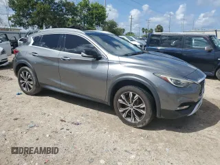 2018 Infiniti QX30 Premium with VIN SJKCH5CR5JA045165, listed as a Copart auction lot 70589234 with 85,595 mi miles and Non Repairable. Bid and sale history available at carsss.com. Image 4.