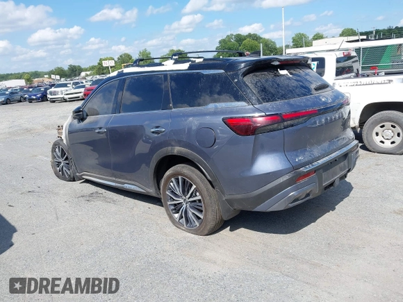 2023 Infiniti QX60 Autograph with VIN 5N1DL1HU4PC372788, listed as a IAAI auction lot 38787893 with Not provided miles and . Bid and sale history available at DreamBid. Image 3.
