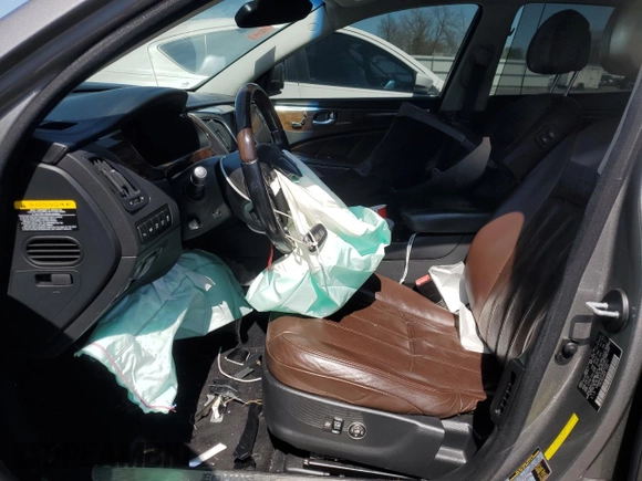 2011 Hyundai Equus Signature with VIN KMHGH4JF0BU029412, listed as a Copart auction lot 51437125 with 89,795 mi miles and Salvage title. Bid and sale history available at DreamBid. Image 7.