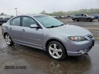 2006 Mazda 3 s with VIN JM1BK324561467955, listed as a Copart auction lot 55207355 with 99,601 mi miles and Salvage Title. Bid and sale history available at DreamBid. Image 4.