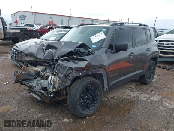 2018 Jeep Renegade Sport z VIN ZACCJBAB8JPH46701, wystawiony jako IAAI lot #41959310 z przebiegiem 164 528 mil mil oraz . Historia ofert i sprzedaży dostępna na DreamBid. Obrazek 18.