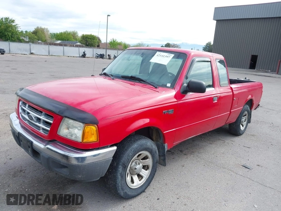 2001 Ford Ranger XL with VIN 1FTYR14UX1PA40512, listed as a IAAI auction lot 42141397 with 222,031 mi miles. Bid and sale history available at carsss.com. Image 2.
