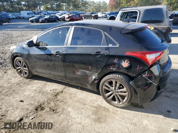 2016 Hyundai Elantra GT with VIN KMHD35LH5GU263767, listed as a Copart auction lot 76123314 with 167,818 mi miles and Salvage Title. Bid and sale history available at carsss.com. Image 2.