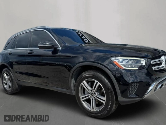 2020 Mercedes-Benz GLC 300 z VIN WDC0G8DB8LF729803, wystawiony jako Copart lot #65254425 z przebiegiem 96 225 mil mil oraz Czysty tytuł • Clean title. Historia ofert i sprzedaży dostępna na DreamBid. Obrazek 1.