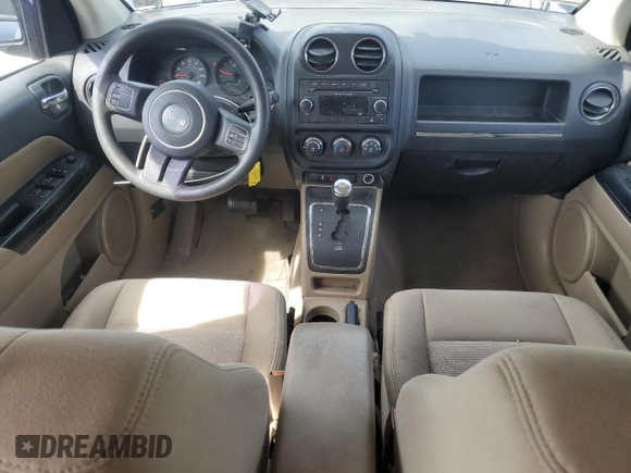 2012 Jeep Compass Sport with VIN 1C4NJDBB4CD600090, listed as a Copart auction lot 54076365 with 109,308 mi miles and Salvage Title. Bid and sale history available at carsss.com. Image 8.