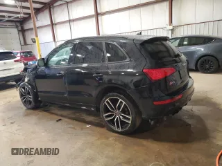 2017 Audi SQ5 Premium Plus with VIN WA1CCAFP7HA100322, listed as a Copart auction lot 45464645 with 65,793 mi miles and Salvage Title. Bid and sale history available at carsss.com. Image 2.