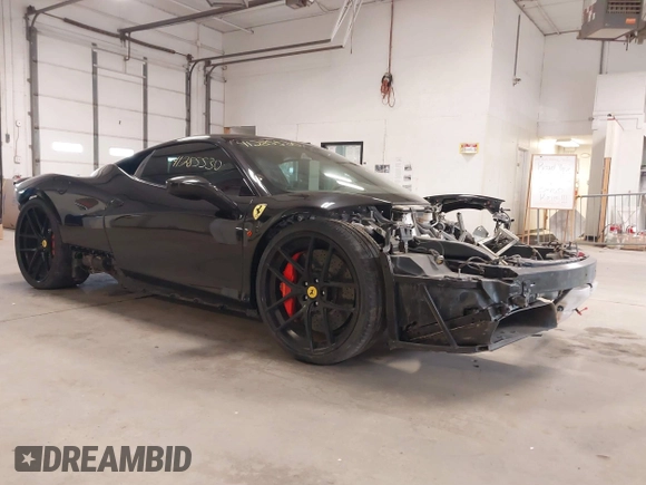2011 Ferrari 458 Italia z VIN ZFF67NFA7B0178589, wystawiony jako IAAI lot #41285530 z przebiegiem 9226 mil mil oraz . Historia ofert i sprzedaży dostępna na DreamBid. Obrazek 1.