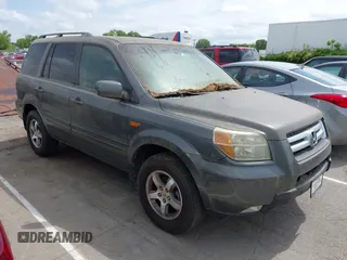 2007 Honda Pilot EX-L with VIN 5FNYF28667B025454, listed as a IAAI auction lot 42151117 with 287,169 mi miles and . Bid and sale history available at carsss.com. Image 1.